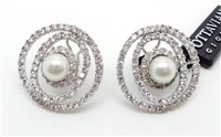 Earrings Ottaviani Woman in Silver Perla 49569 - 49569